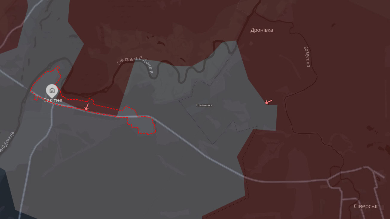 Зображення посту: Окупантам вдалося перейти через Сіверський Донець