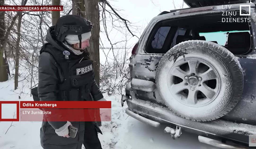 Стаття: На Донеччині російський FPV-дрон атакував знімальну групу із Латвії