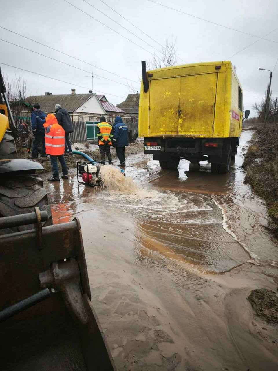 Зображення посту: У Краматорську підтопило будинки через танення снігу та опади