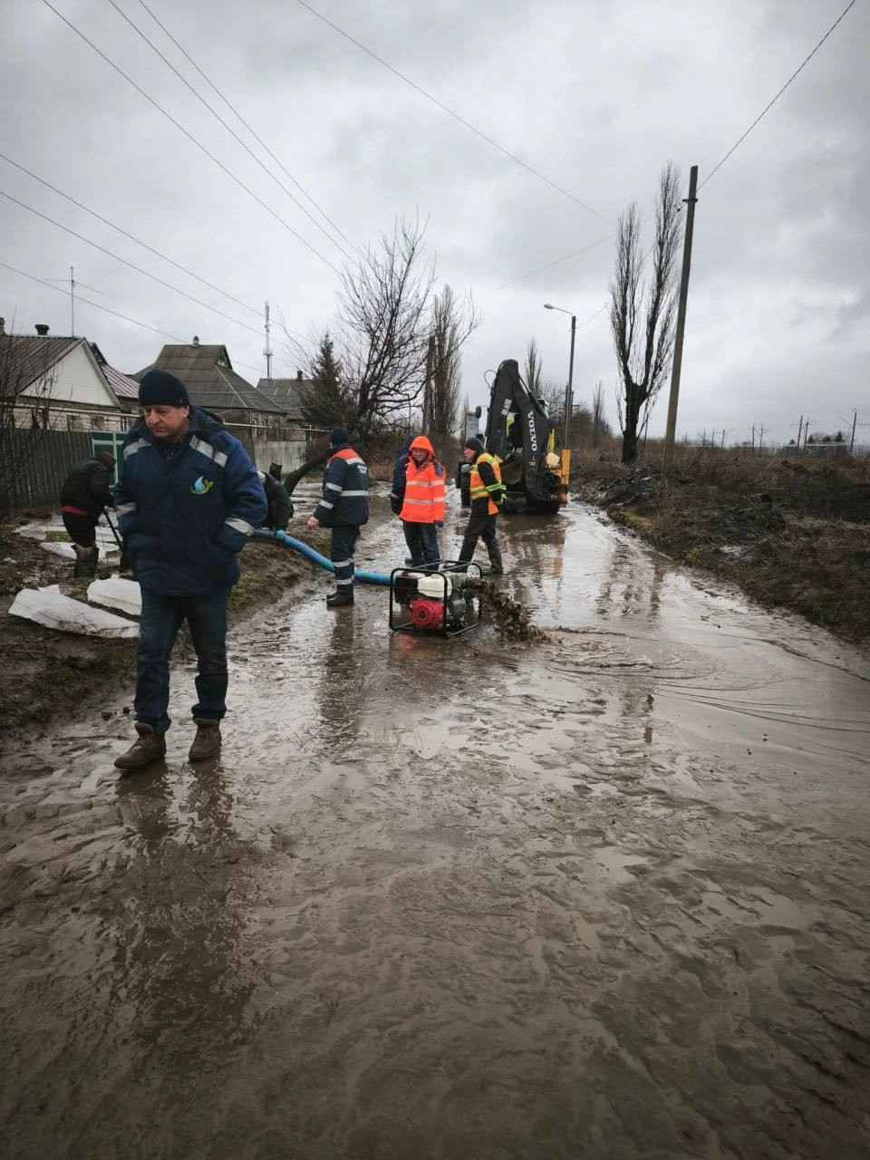 Зображення посту: У Краматорську підтопило будинки через танення снігу та опади