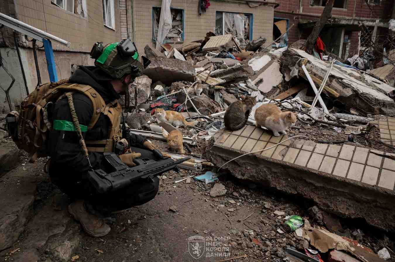 Зображення посту: «Залишилися лише фундаменти»: у 24 ОМБр оприлюднили фото з Костянтинівки