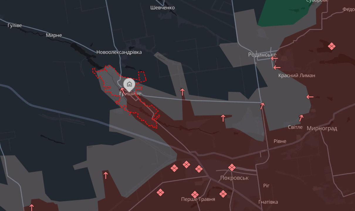 Зображення посту: Російські війська активізували наступ у Покровсько-Мирноградській агломерації