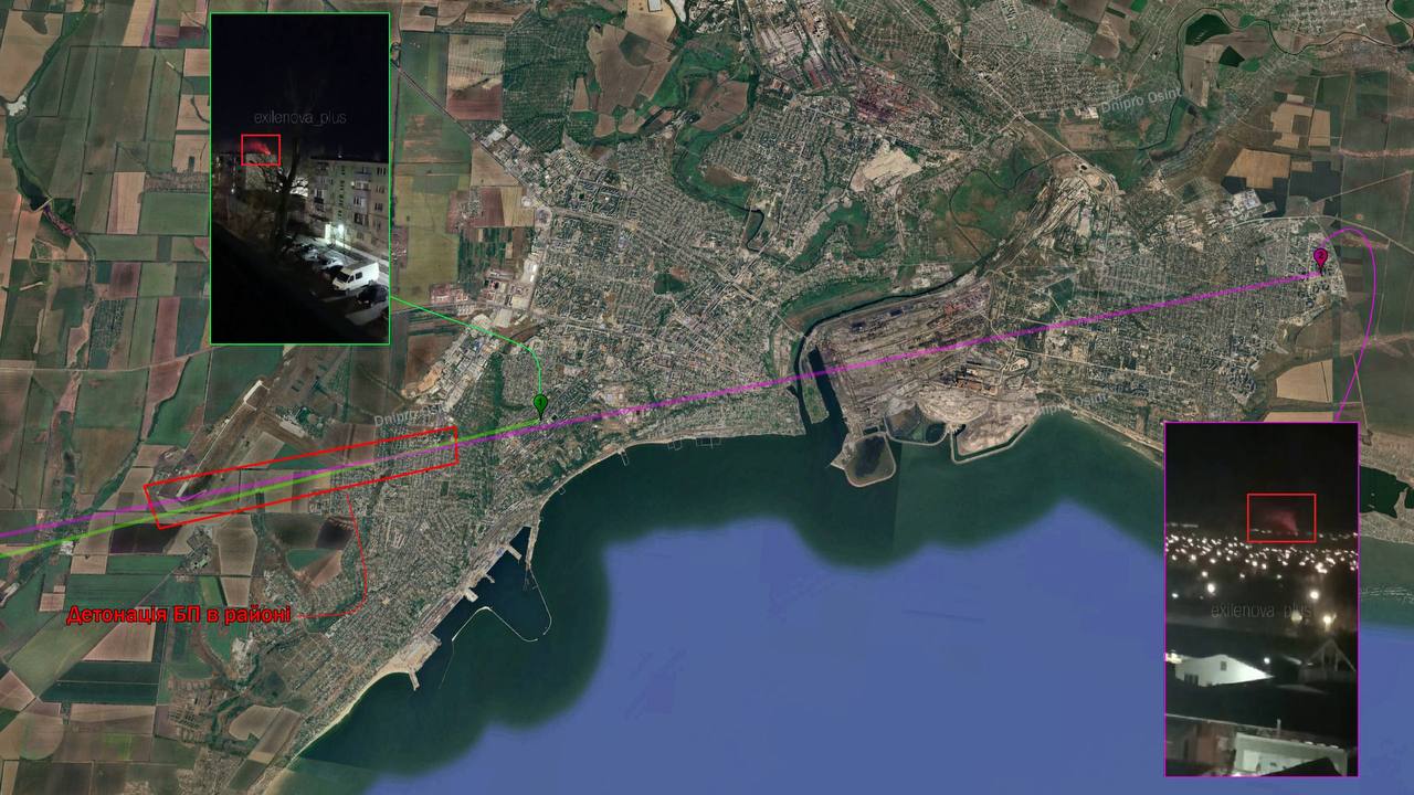 Зображення посту: Біля Маріуполя уразили склад боєприпасів окупантів: вибухи пролунали вночі