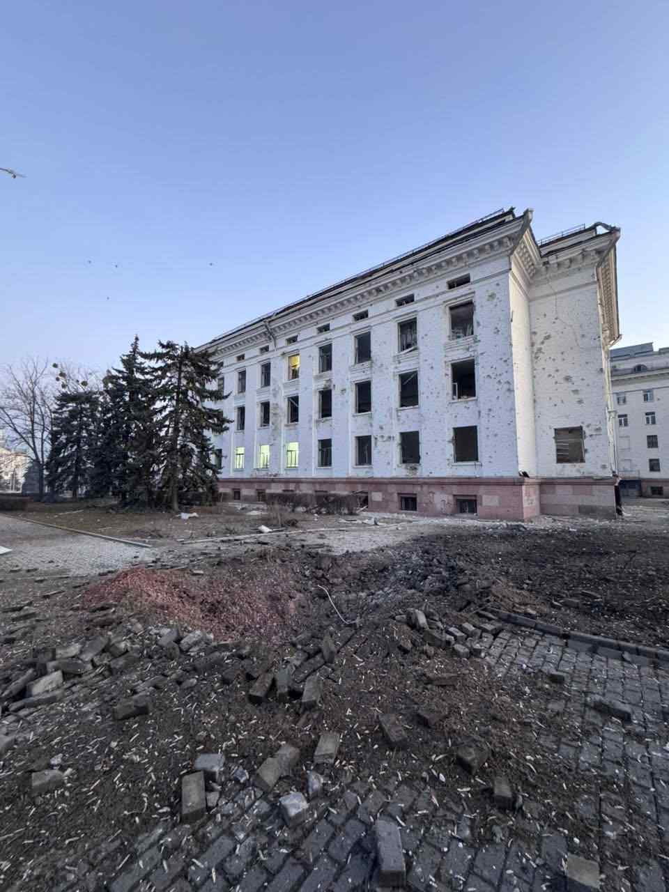 Зображення посту: Війська РФ вдарили чотирма авіабомбами по центру Краматорська