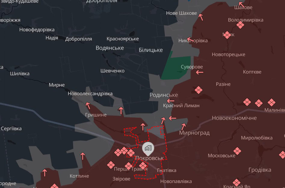 Зображення посту: Росія, ймовірно, перекидає резерви з Покровського напрямку