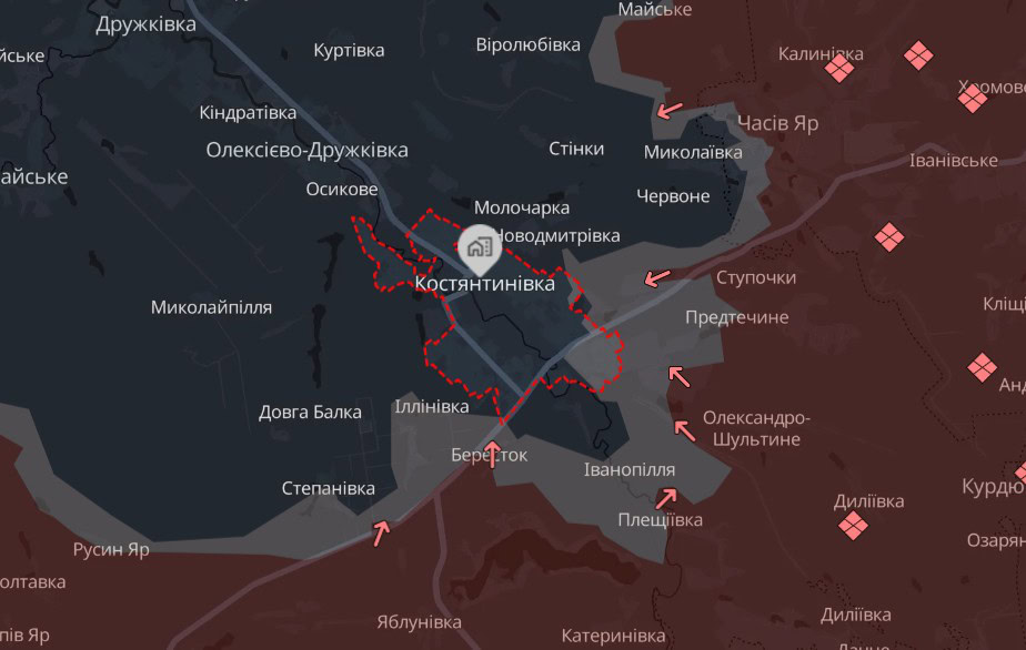 Зображення посту: Окупанти щодня намагаються малими групами прорватися до позицій ЗСУ біля Костянтинівки