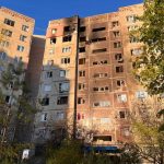 Зображення посту: У Краматорську дрон влучив у багатоповерхівку: є поранена