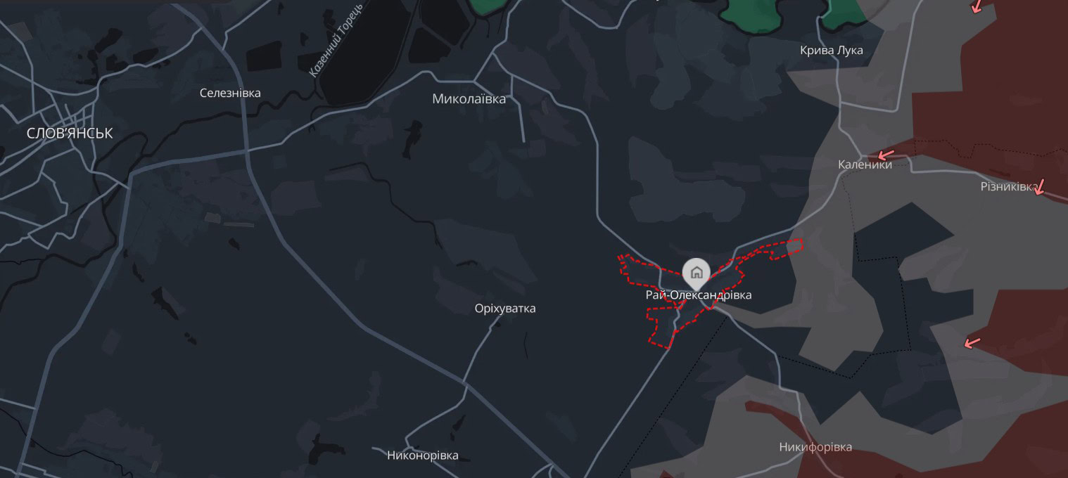 Зображення посту: Окупанти намагаються просочитися до Рай-Олександрівки на Слов’янському напрямку