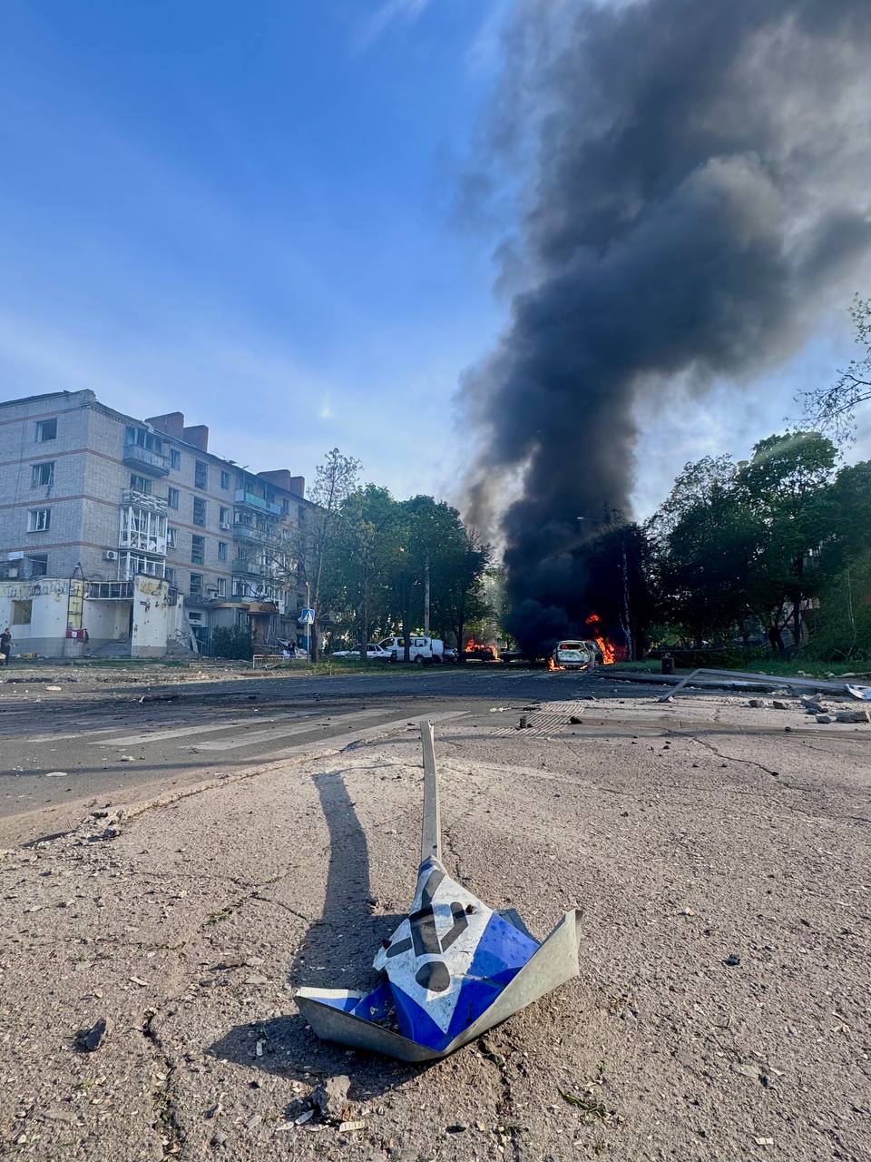Зображення посту: Росія скинула авіабомби на центр Краматорська