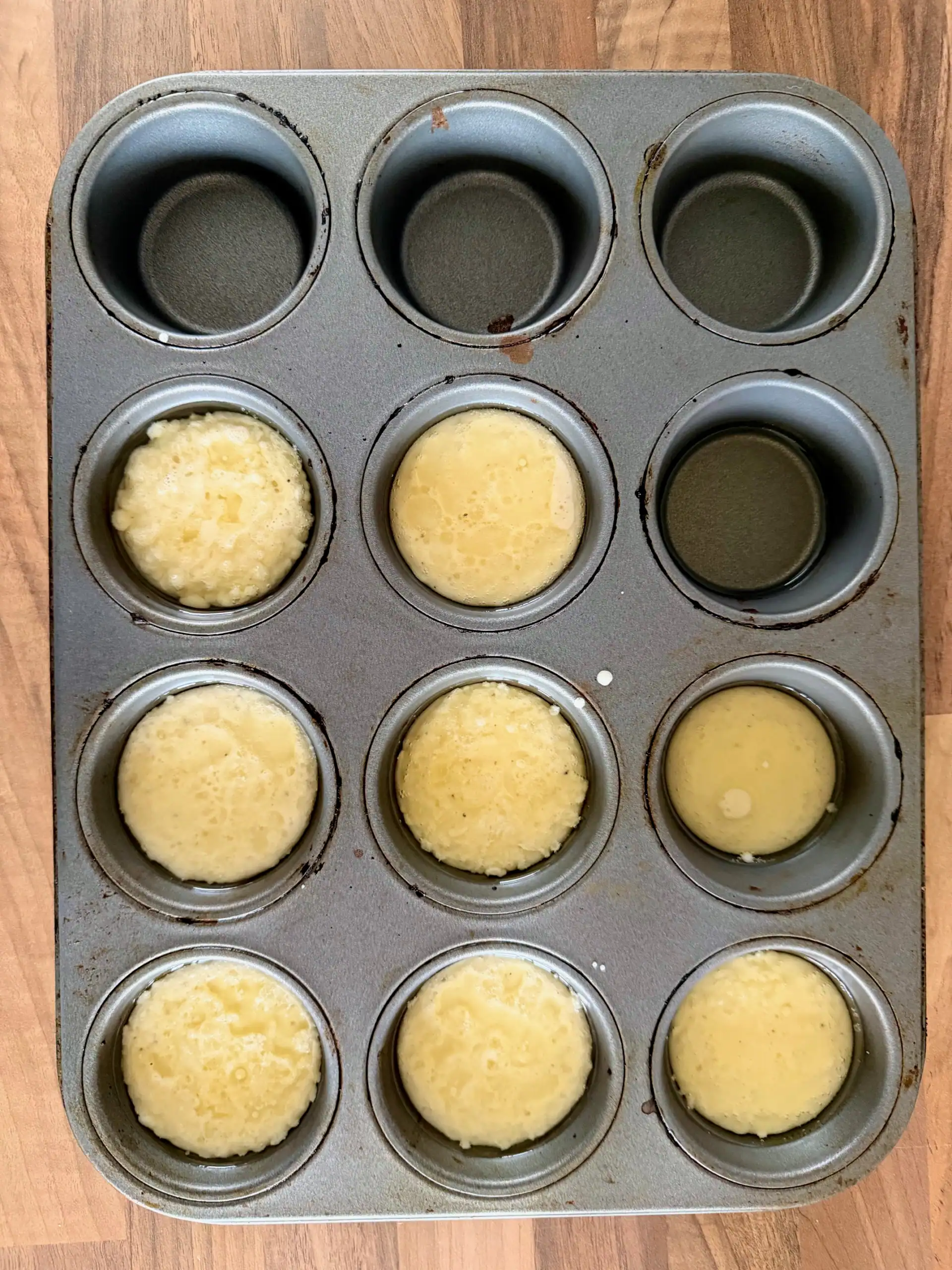 yorkshire puddings in tin