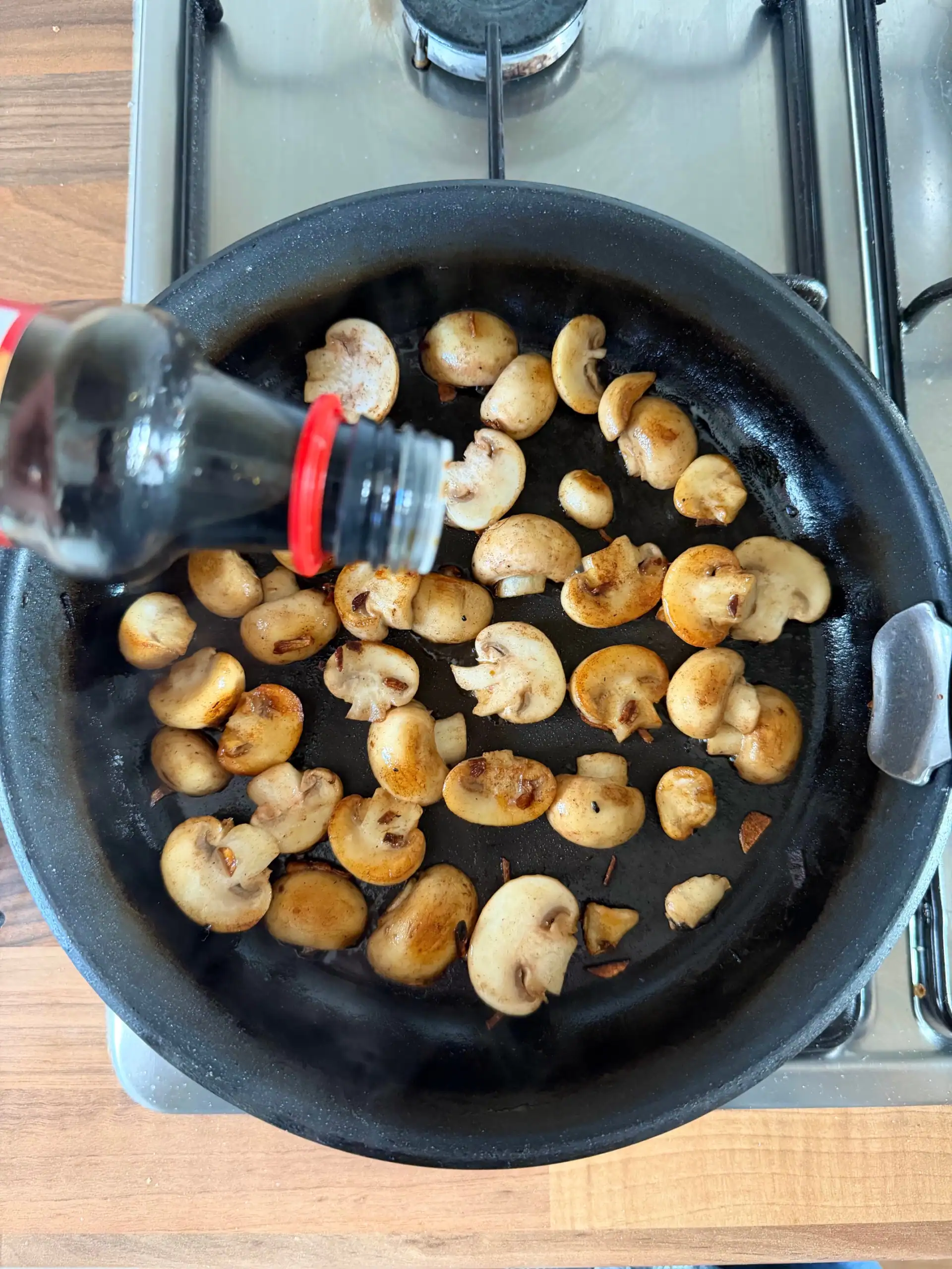 adding umami to mushrooms