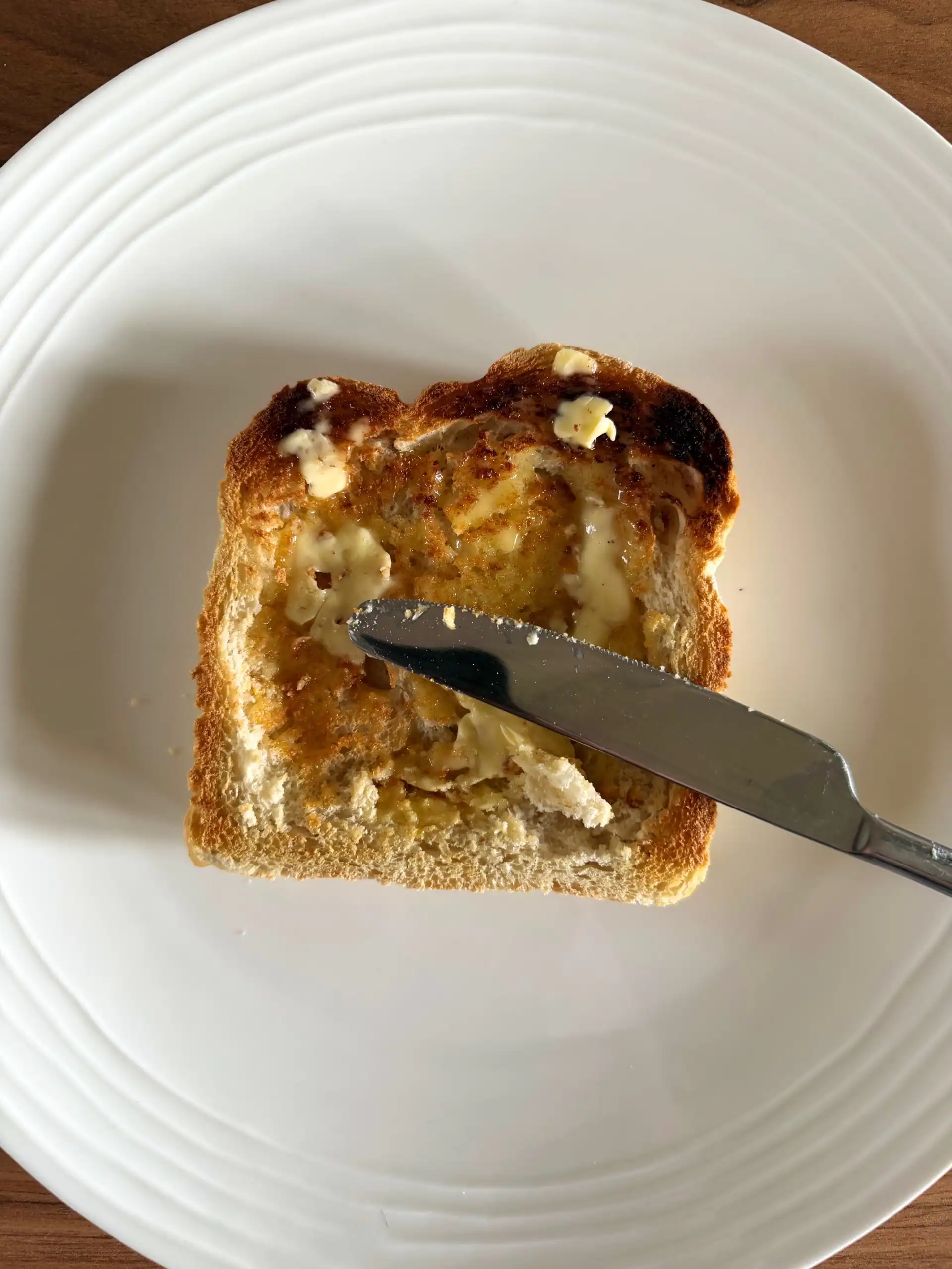 buttered toast