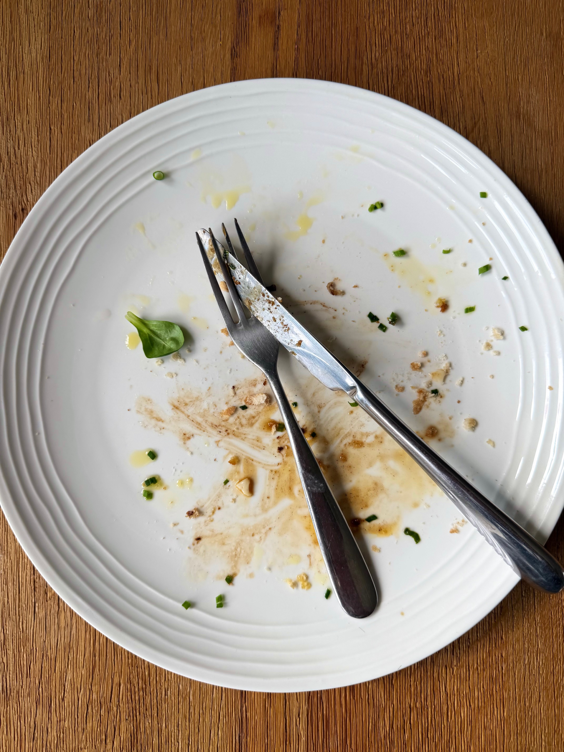 empty plate