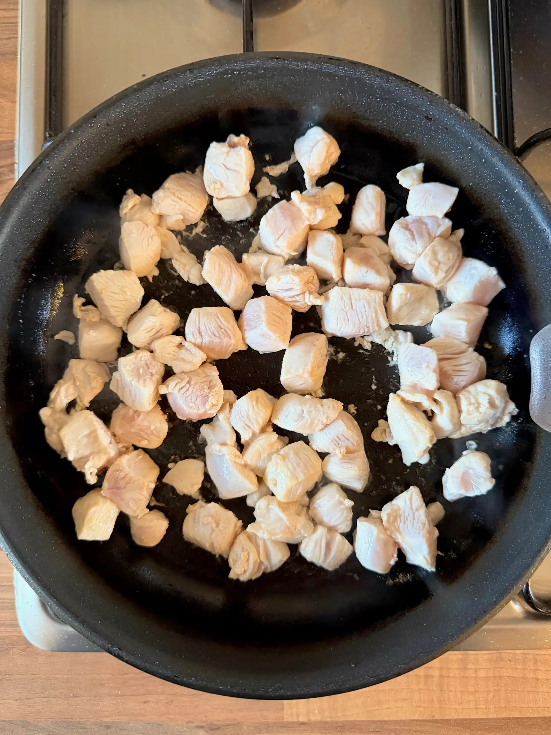 cooking chicken