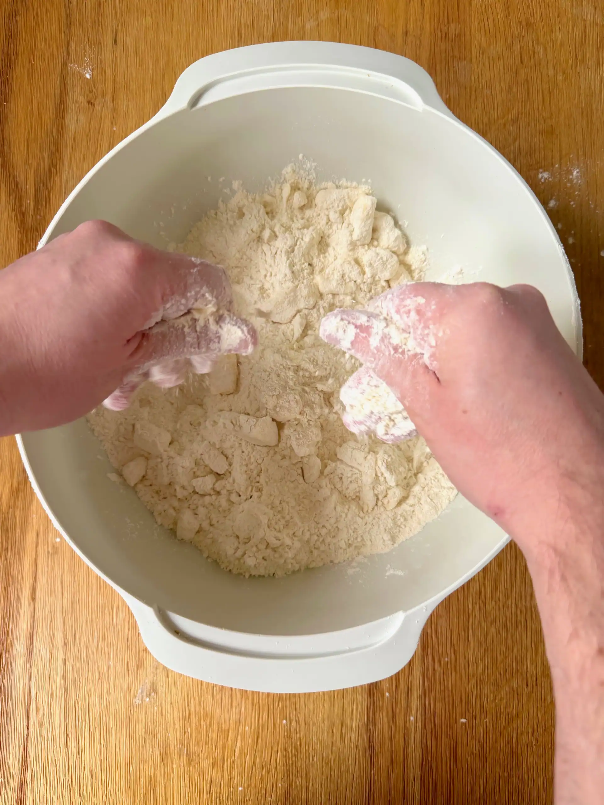 rubbing in butter