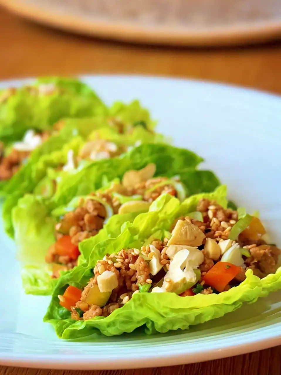 garnish the turkey wraps