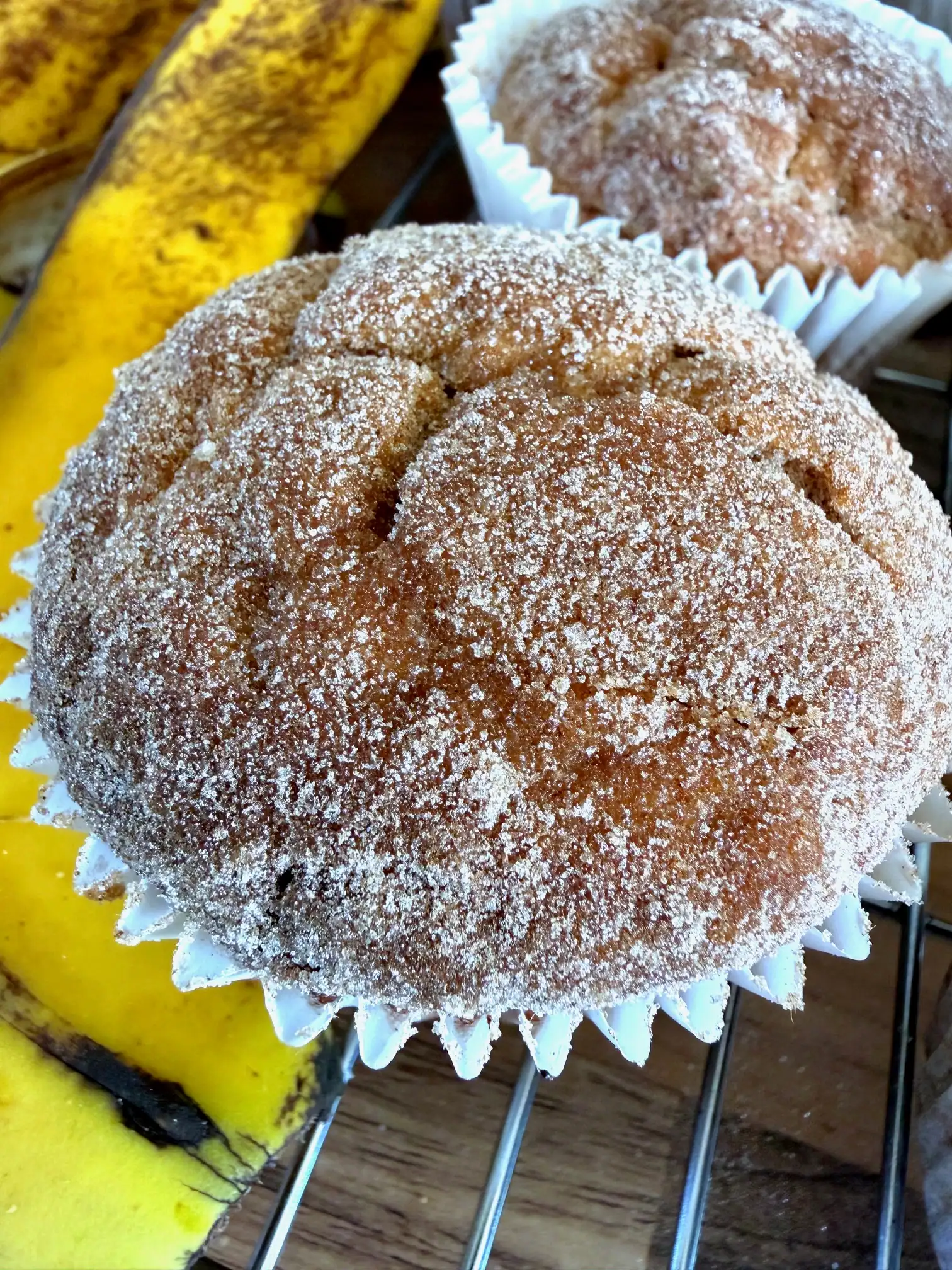 close up of muffin