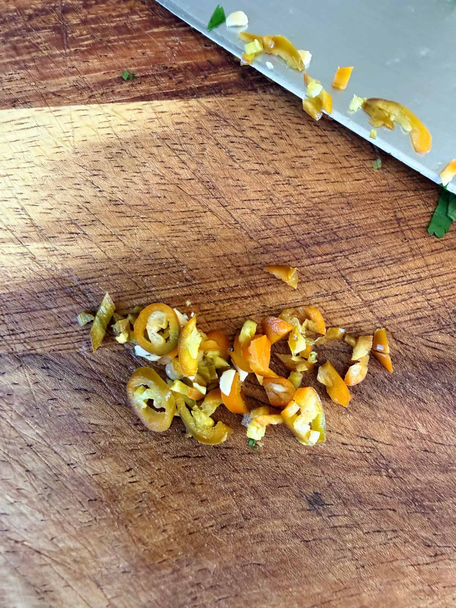 chopped chilli