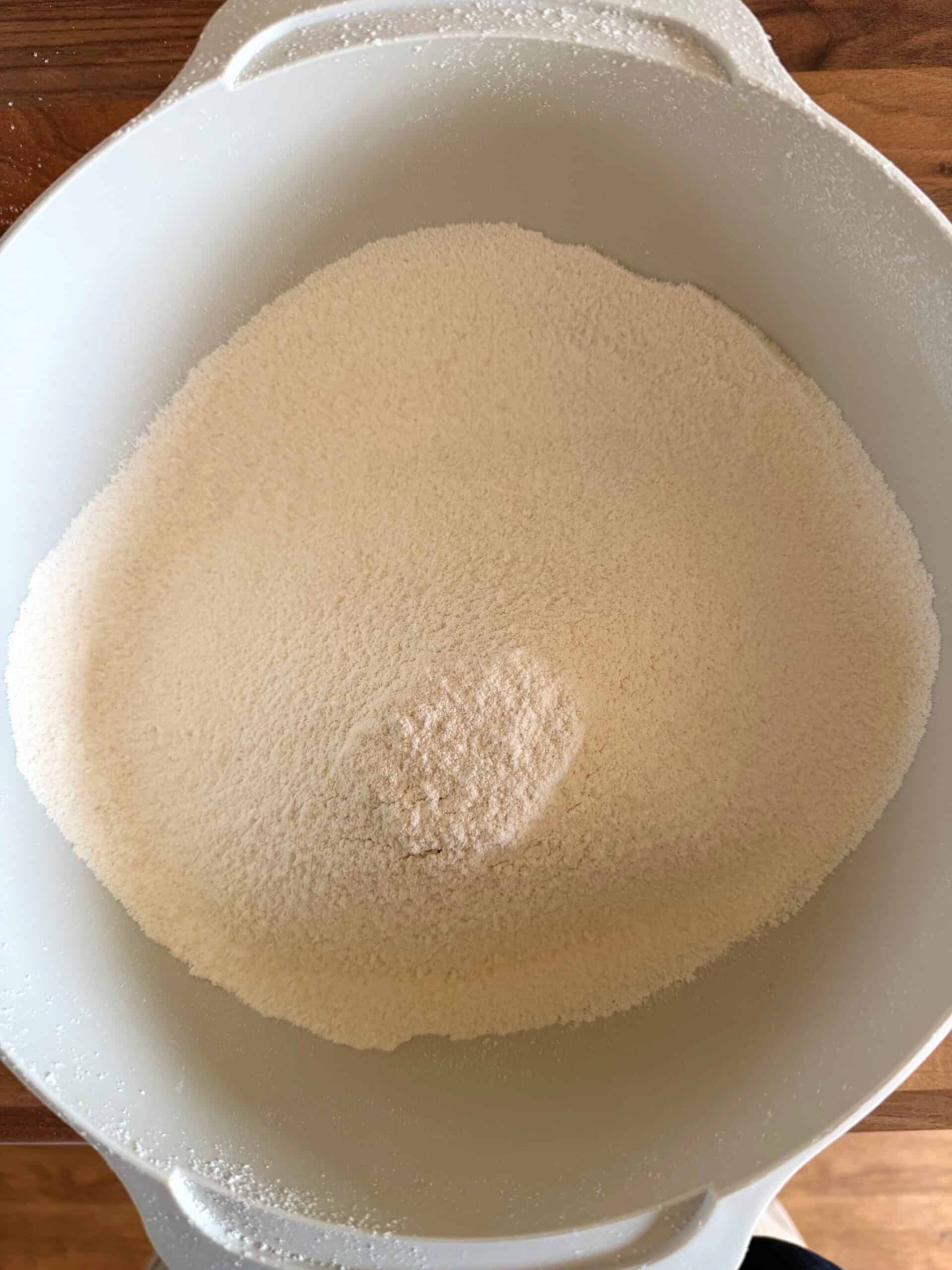 dry ingredients in a bowl