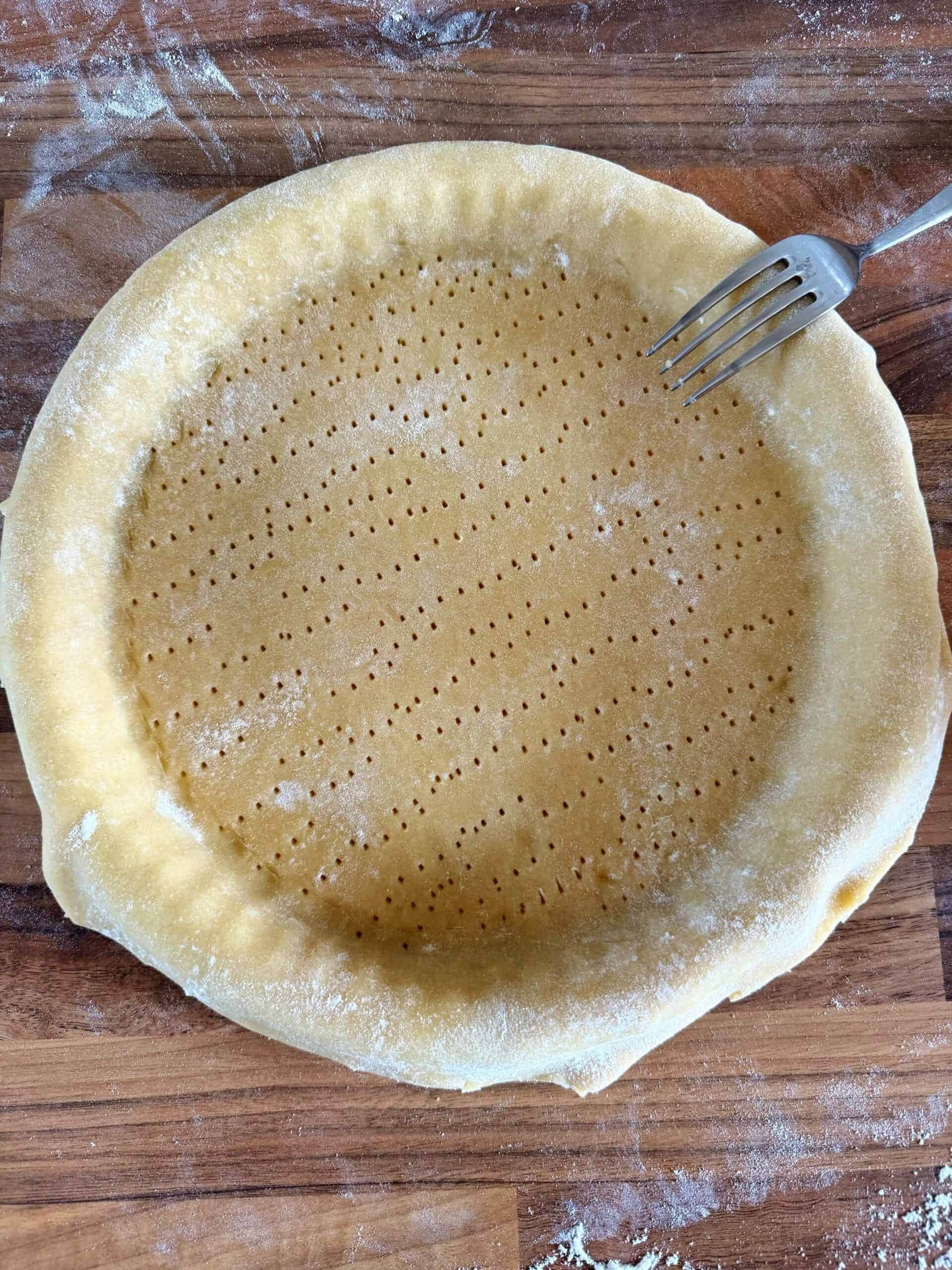 pastry on the tart case
