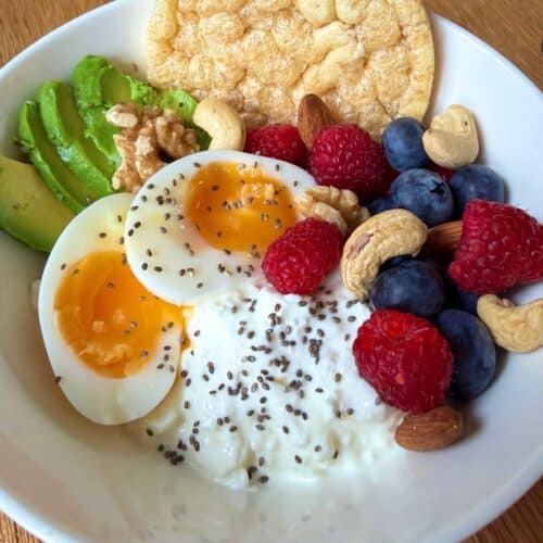 protein cottage cheese bowl