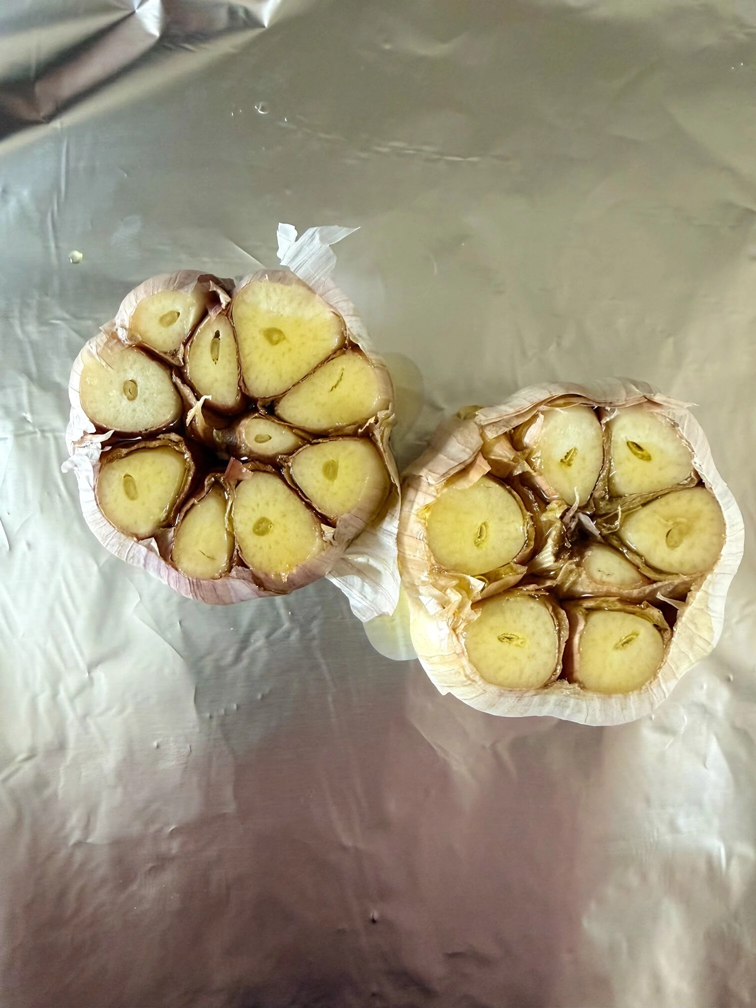 Garlic in foil
