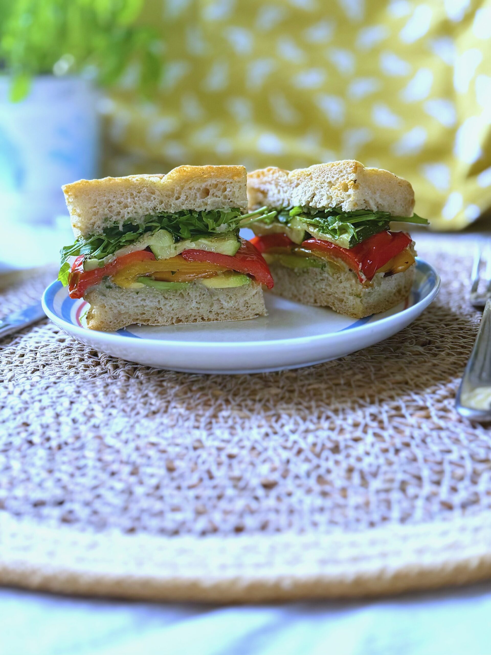 baba ganoush sandwich
