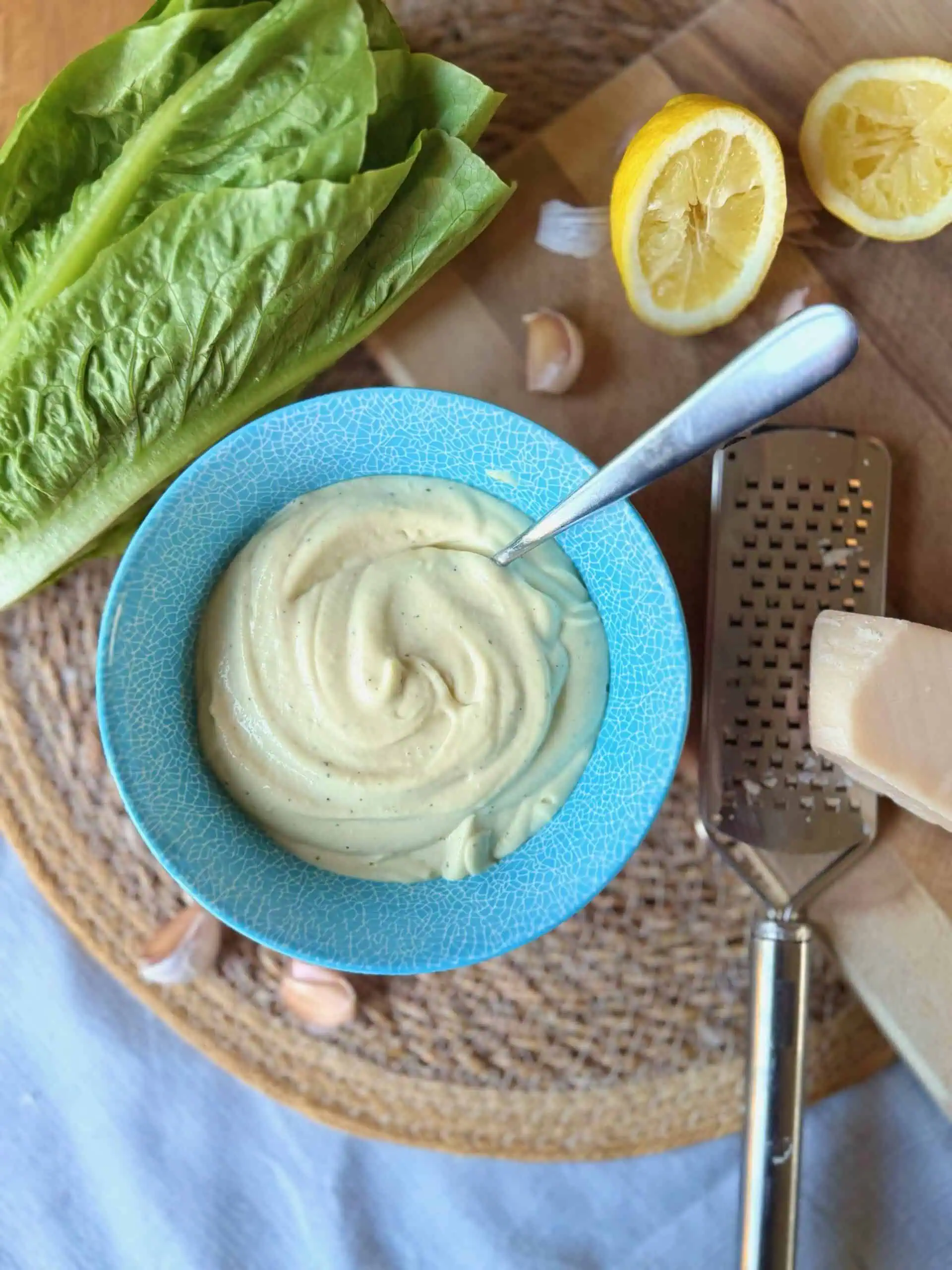 Creamy homemade Caesar salad dressing recipe - dads family kitchen