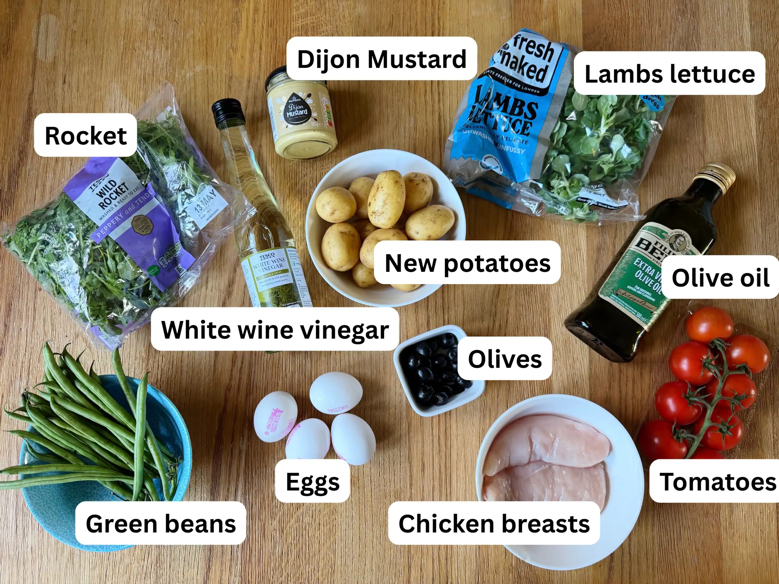 Chicken nicoise ingredients