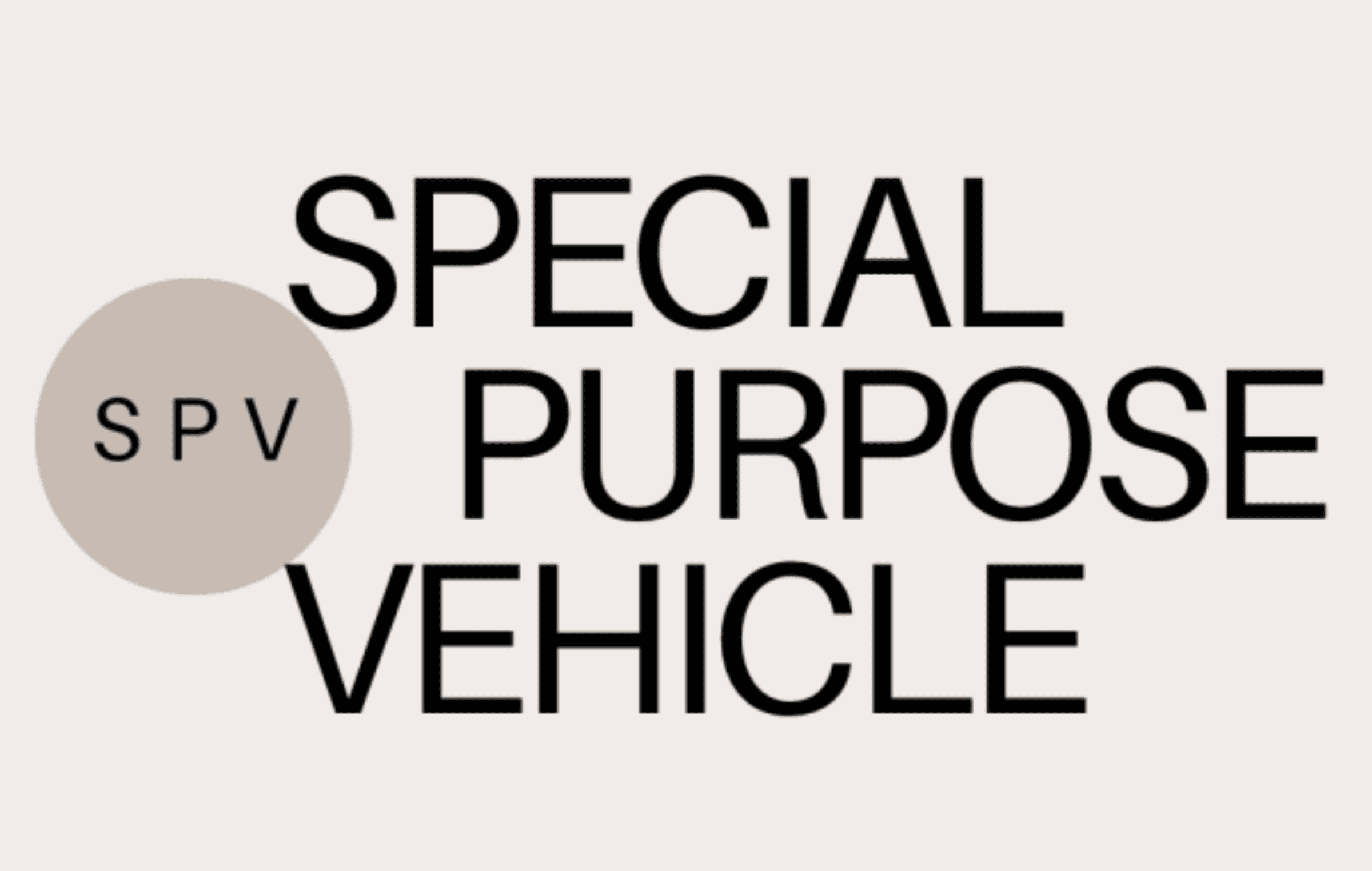 Illustration of a special purpose vehicle (SPV) with "Side Pocket" in finance context.