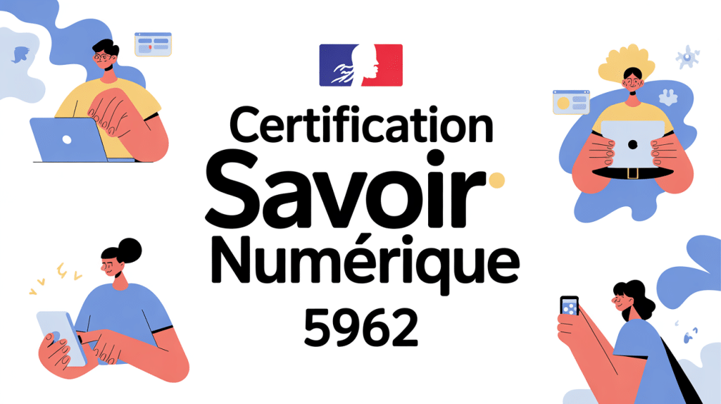 Illustration certification savoir numerique 5962 transformation digitale Hauts-de-France