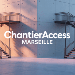 Illustration Chantieraccess Marseille équipements chantier temporaires