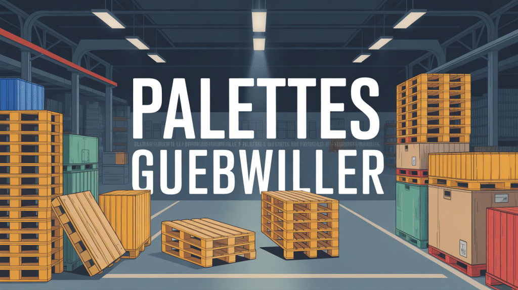 Gestion palettes Guebwiller bois plastique recyclage