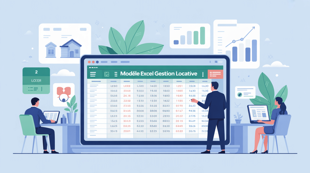 illustration logiciel gestion locative gratuit excel