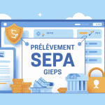 illustration gestion prelevement sepa gieps banque en ligne