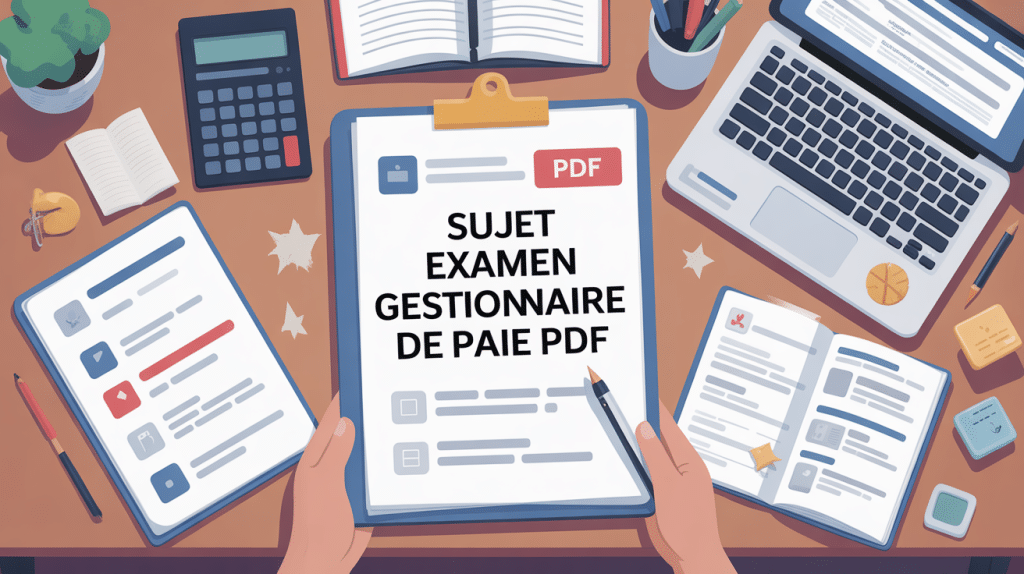 sujet examen gestionnaire de paie pdf illustration centrale table pdf
