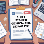 sujet examen gestionnaire de paie pdf illustration centrale table pdf