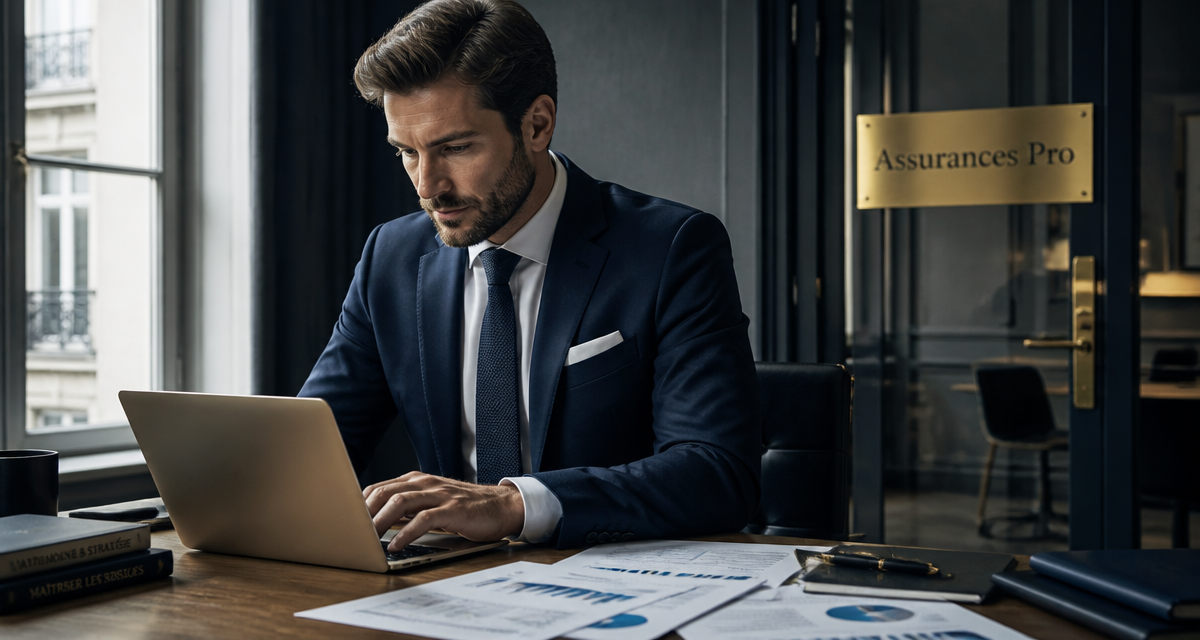 assurance consultant indépendant au bureau moderne