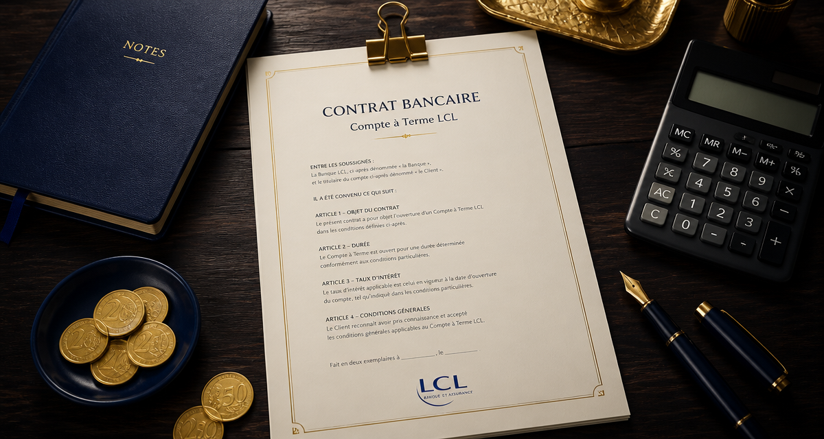 compte à terme lcl avis contrat banque
