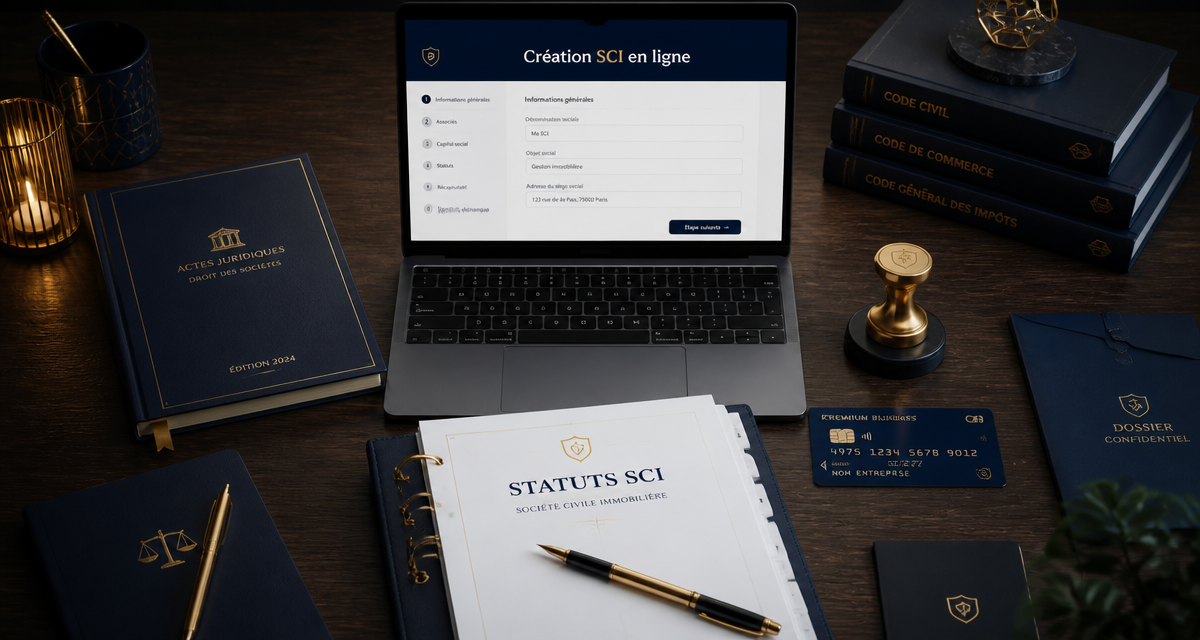 création sci en ligne documents et ordinateur