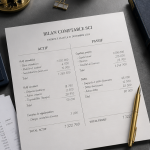 modele bilan sci gratuit imprimé sur bureau