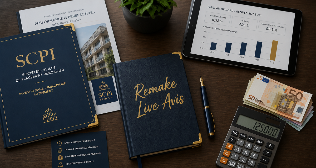 scpi remake live avis documents investissement