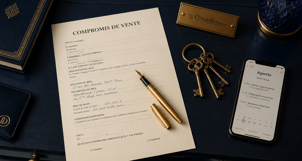 delai entre offre d achat et compromis compromis de vente clés