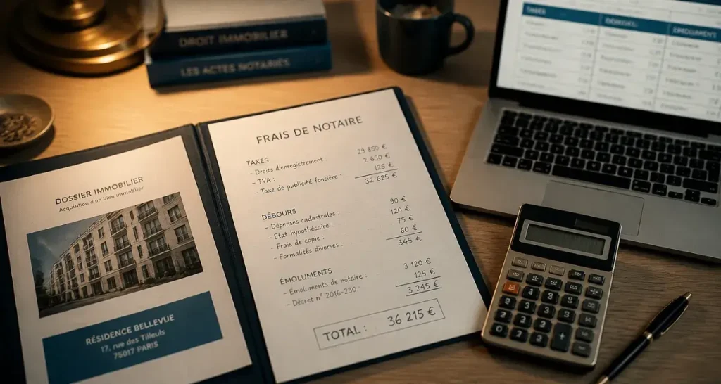 simulateur frais de notaire centenaire.org : erreurs de calcul