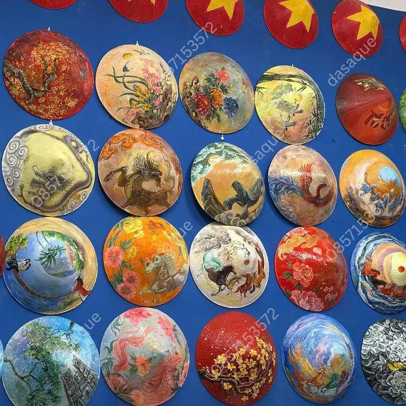 dịch vụ in nón lá - vẽ nón lá