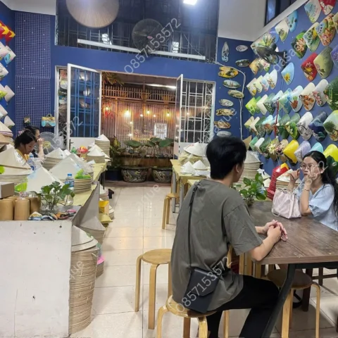 nón lá vẽ - dịch vụ vẽ nón lá tphcm