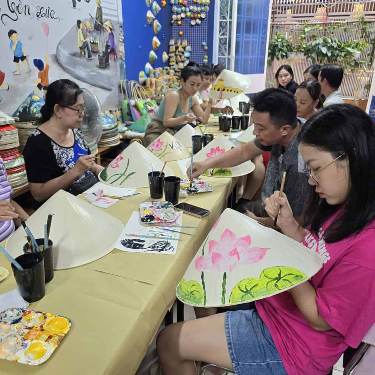 Non la art workshop in Ho Chi Minh City