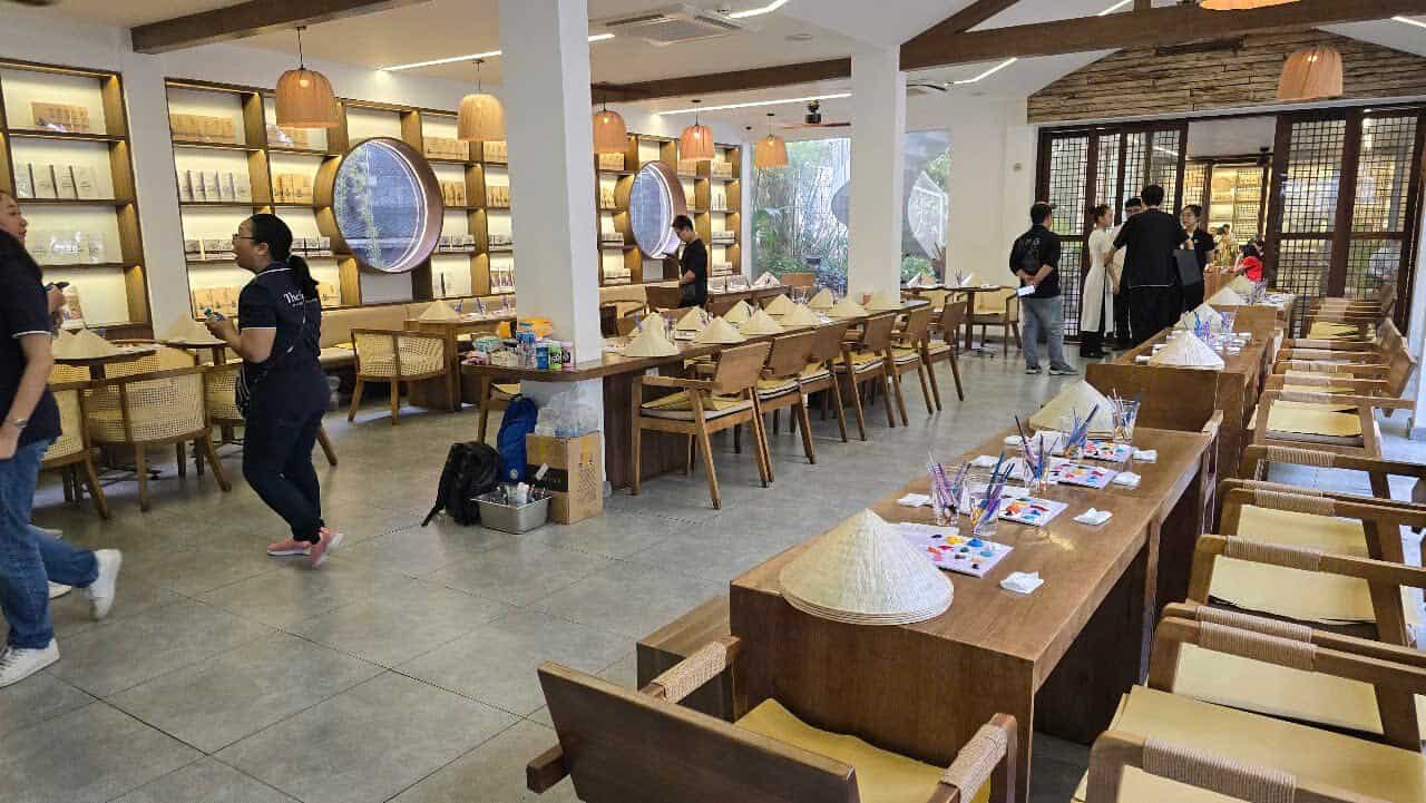 Vietnam cultural workshop space for tour group activities by Dasaque in Ho Chi Minh City