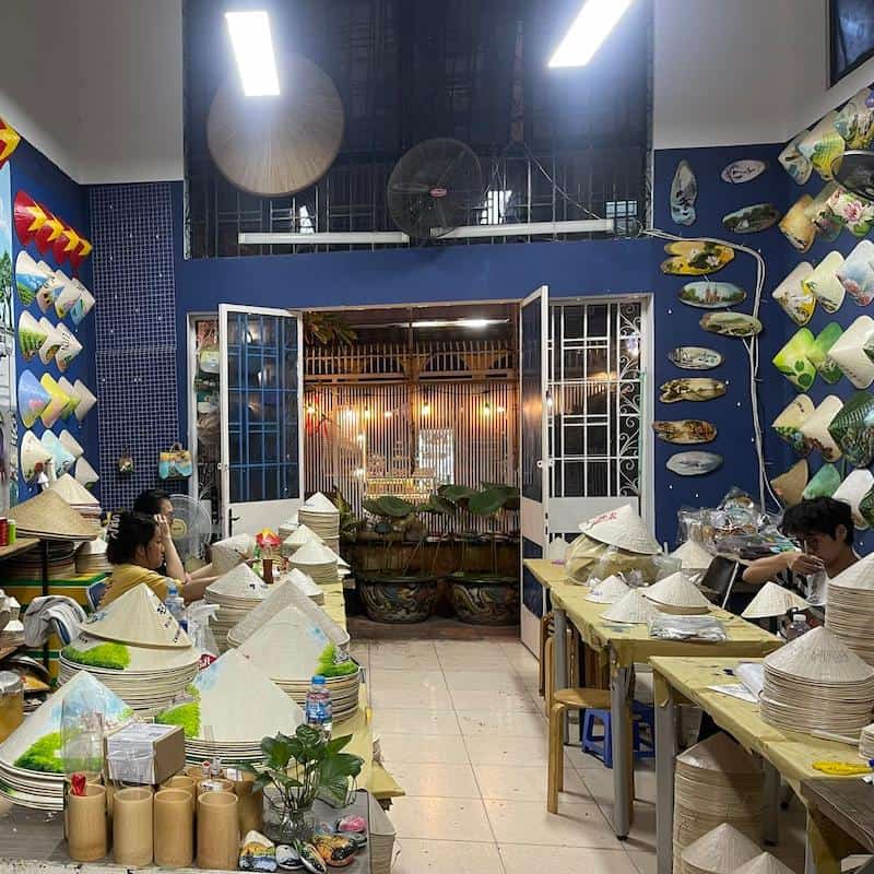xưởng in vẽ nón lá tphcm