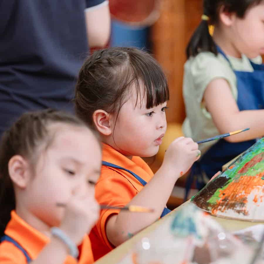 workshop vẽ nón lá học sinh